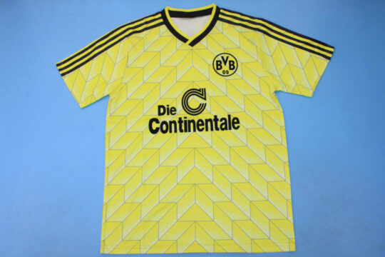 Shirt Front - Borussia Dortmund 1988-1989 Home Short-Sleeve Jersey