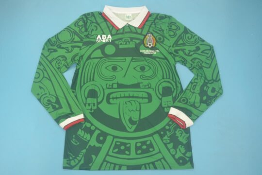 Shirt Front - Mexico 1998 Home Long-Sleeve Jersey
