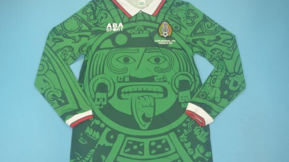 Shirt Front - Mexico 1998 Home Long-Sleeve Jersey