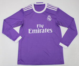 Shirt Front - Real Madrid 2016-2017 Away Long-Sleeve Jersey