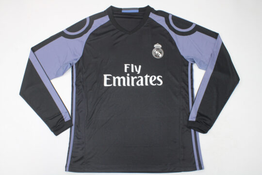 Shirt Front - Real Madrid 2016-2017 Third Long-Sleeve Jersey