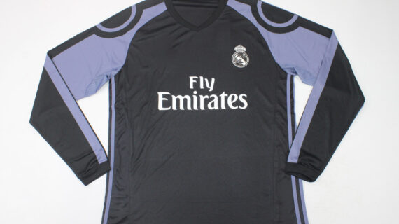 Shirt Front - Real Madrid 2016-2017 Third Long-Sleeve Jersey