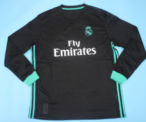 Shirt Front - Real Madrid 2017-2018 Away Long-Sleeve Jersey
