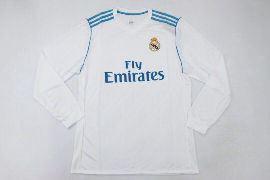 Shirt Front - Real Madrid 2017-2018 Home Long-Sleeve Jersey