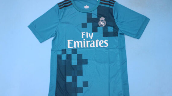 Shirt Front - Real Madrid 2017-2018 Third Long-Sleeve Jersey