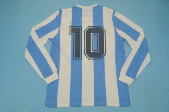 #10 Nameset, Argentina 1978 Home Long-Sleeve Jersey