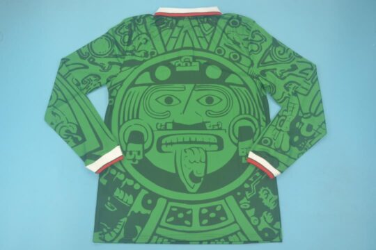 Shirt Back Blank - Mexico 1998 Home Long-Sleeve Jersey
