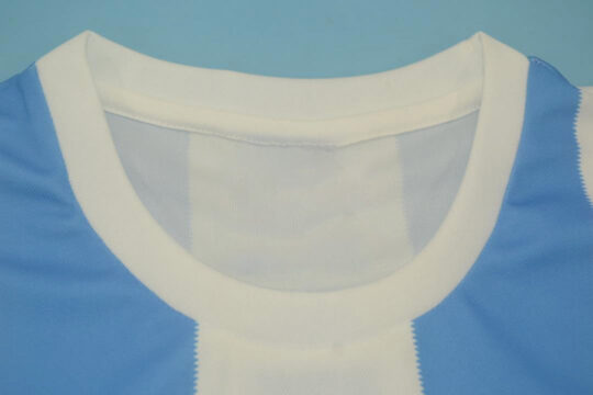 Shirt Collar Front, Argentina 1978 Home Long-Sleeve Jersey