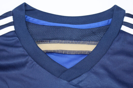 Shirt Collar Front - Argentina 2014 Away Long-Sleeve Jersey