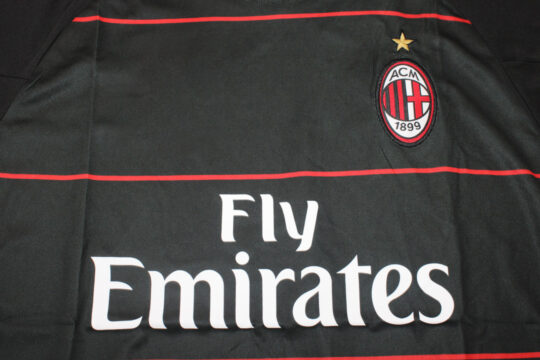 Shirt Front Closeup - AC Milan 2010-2011 Away Short-Sleeve Jersey