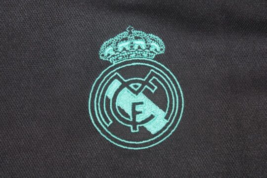 Real Madrid Emblem - Real Madrid 2017-2018 Away Long-Sleeve Jersey