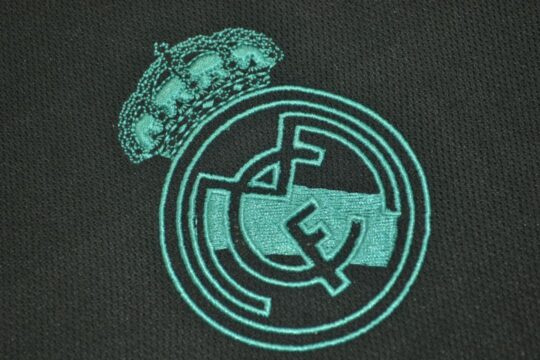 Real Madrid Emblem, Real Madrid 2017-2018 Away Short-Sleeve