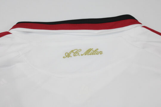 Shirt Collar Back, AC Milan 2009-2010 Away Short-Sleeve Jersey