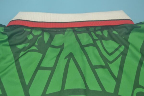 Shirt Collar Back - Mexico 1998 Home Long-Sleeve Jersey