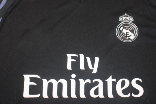 Shirt Front Closeup - Real Madrid 2016-2017 Third Short-Sleeve Jersey