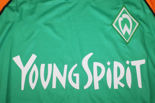 Shirt Front Closeup - Werder Bremen 2003-2004 Home Short-Sleeve Jersey