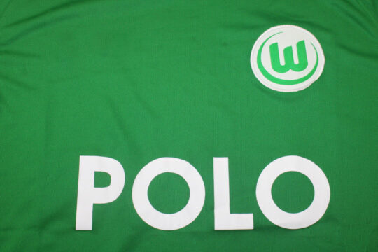 Shirt Front Closeup, Wolfsburg 2008-2009 Home Short-Sleeve Jersey