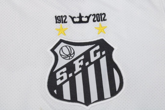 Shirt Santos Emblem, Santos 2012 Home Short-Sleeve Jersey