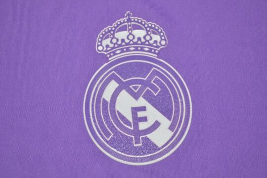 Real Madrid Emblem - Real Madrid 2016-2017 Away Short-Sleeve Jersey