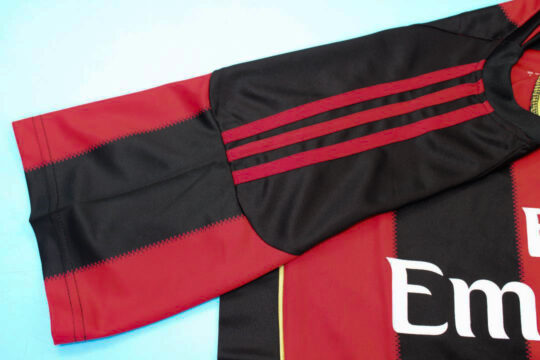 Shirt Sleeve - AC Milan 2010-2011 Home Short-Sleeve Jersey