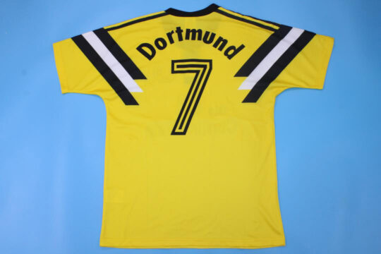 #7 Nameset - Borussia Dortmund 1988-1989 Cups Version Short-Sleeve Jersey