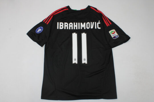 Ibrahimovic Nameset - AC Milan 2010-2011 Away Short-Sleeve Jersey
