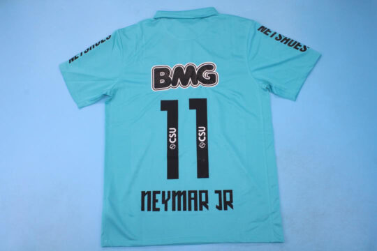 Neymar Nameset - Santos 2012 Home Short-Sleeve Kit