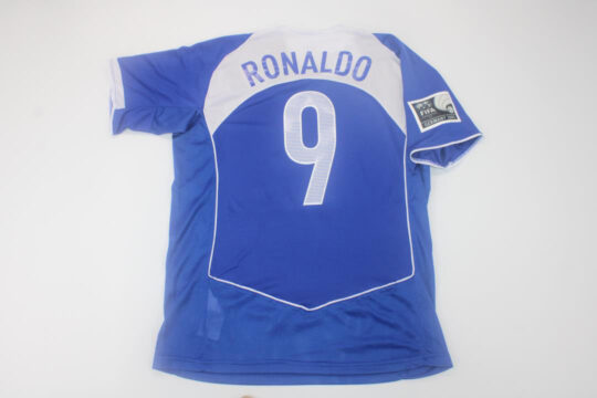 Ronaldo Nameset - Brazil 2004-2006 Away Short-Sleeve Jersey