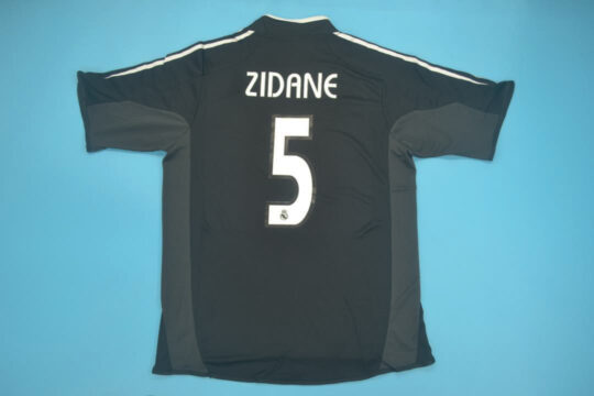 Zidane Nameset - Real Madrid 2004-2005 Away Short-Sleeve Jersey