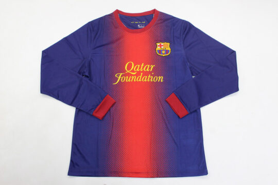 Shirt Front, Barcelona 2012-2013 Home Long-Sleeve Jersey