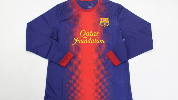 Shirt Front, Barcelona 2012-2013 Home Long-Sleeve Jersey