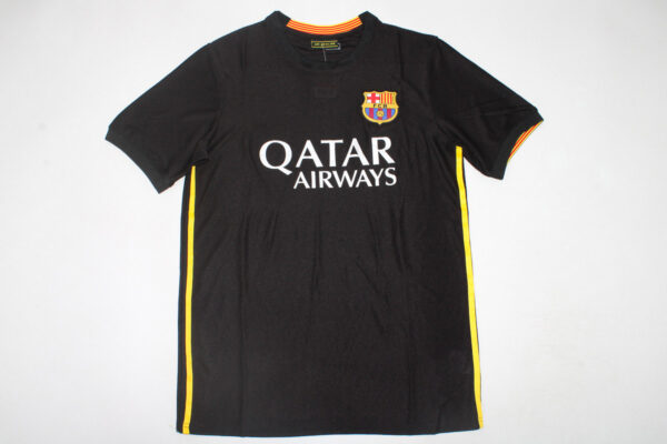 Shirt Front, Barcelona 2013-2014 Third Catalonia Colors Short-Sleeve