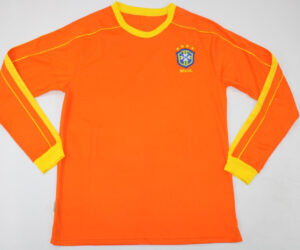 Shirt Front, Brazil 1998 Away Goalkeeper Long-Sleeve Kit