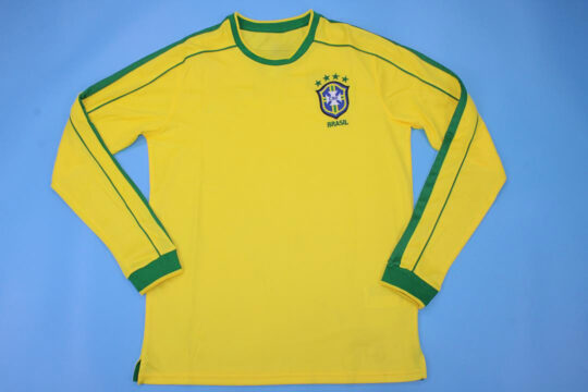 Shirt Front, Brazil 1998 Home Long-Sleeve Kit