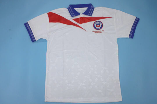 Shirt Front, Chile 1998 World Cup Away Short-Sleeve Jersey