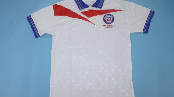 Shirt Front, Chile 1998 World Cup Away Short-Sleeve Jersey