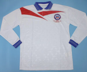Shirt Front, Chile 1998 World Cup Away Long-Sleeve Jersey