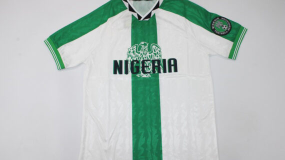Shirt Front, Nigeria 1996-1998 Away Short-Sleeve Jersey