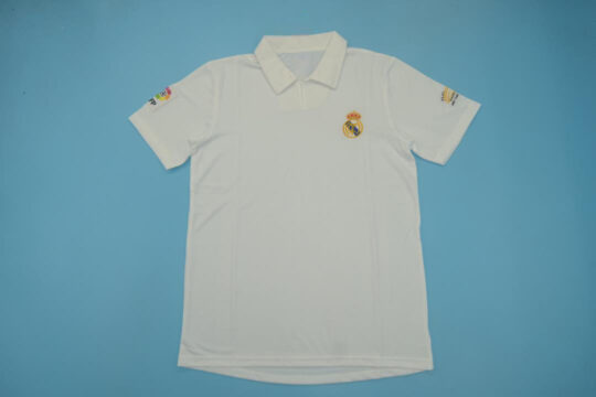 Shirt Front - Real Madrid 2001-2002 Home Short-Sleeve Jersey