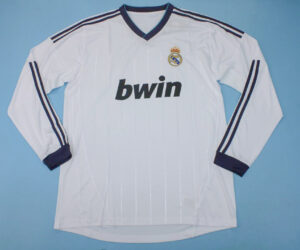 Shirt Front, Real Madrid 2012-2013 Home Long-Sleeve Jersey