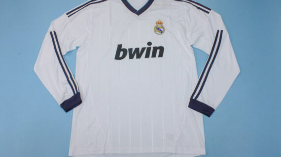 Shirt Front, Real Madrid 2012-2013 Home Long-Sleeve Jersey