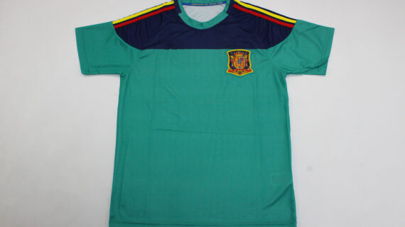 Shirt Front, Spain 2010 Home Goalkeeper Short-Sleeve Jersey - Casillas