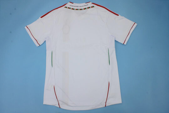 Shirt Back Blank, AC Milan 2011-2012 Away Short-Sleeve