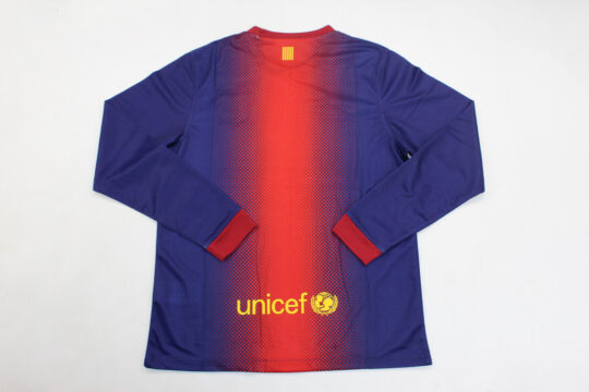 Shirt Back Blank, Barcelona 2012-2013 Home Long-Sleeve Jersey