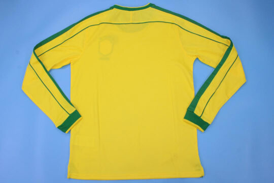 Shirt Back Blank, Brazil 1998 Home Long-Sleeve Kit