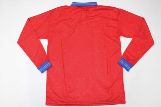 Shirt Back Blank, Chile 1998 World Cup Home Long-Sleeve Jersey