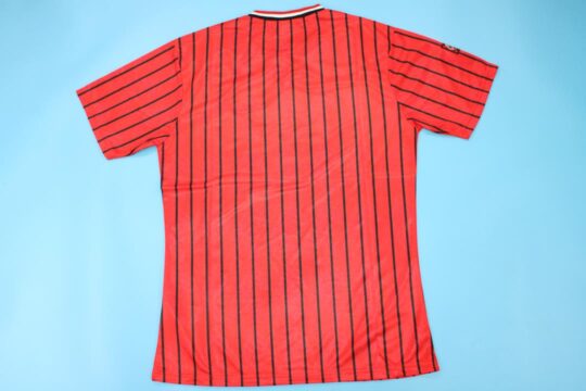 Shirt Back Blank, Glasgow Rangers 1994-1995 Away Red Short-Sleeve Kit