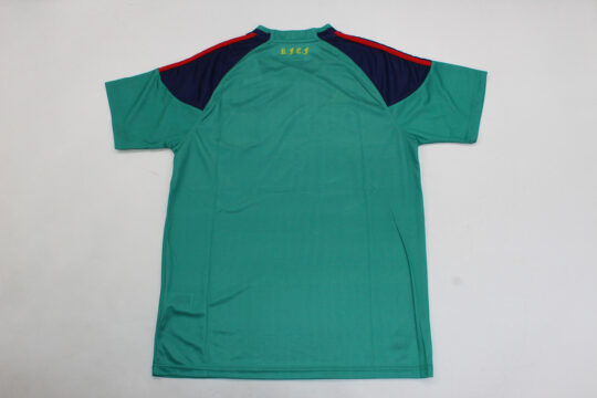 Shirt Back Blank, Spain 2010 Home Goalkeeper Short-Sleeve Jersey - Casillas