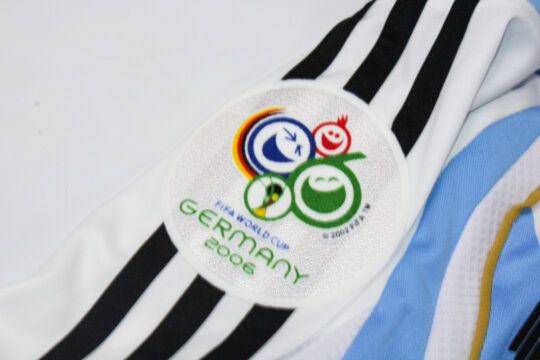 2006 World Cup Patch, Argentina 2006 World Cup Home Long-Sleeve Jersey