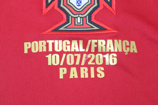 2016 Final Imprint, Portugal 2016-2018 Home Long-Sleeve Jersey
